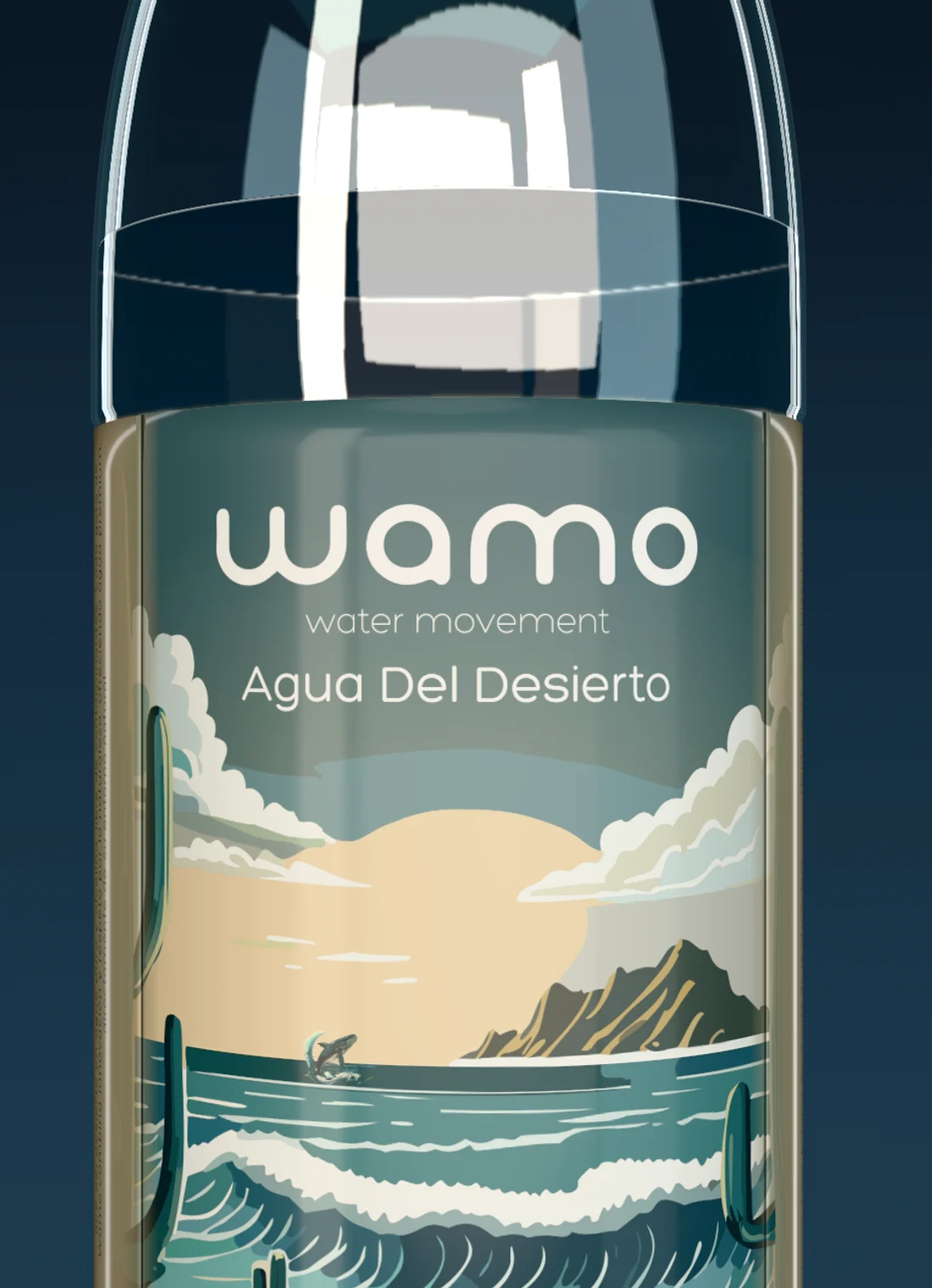 Etiqueta WAMO: desierto, mar y cardones de Los Cabos